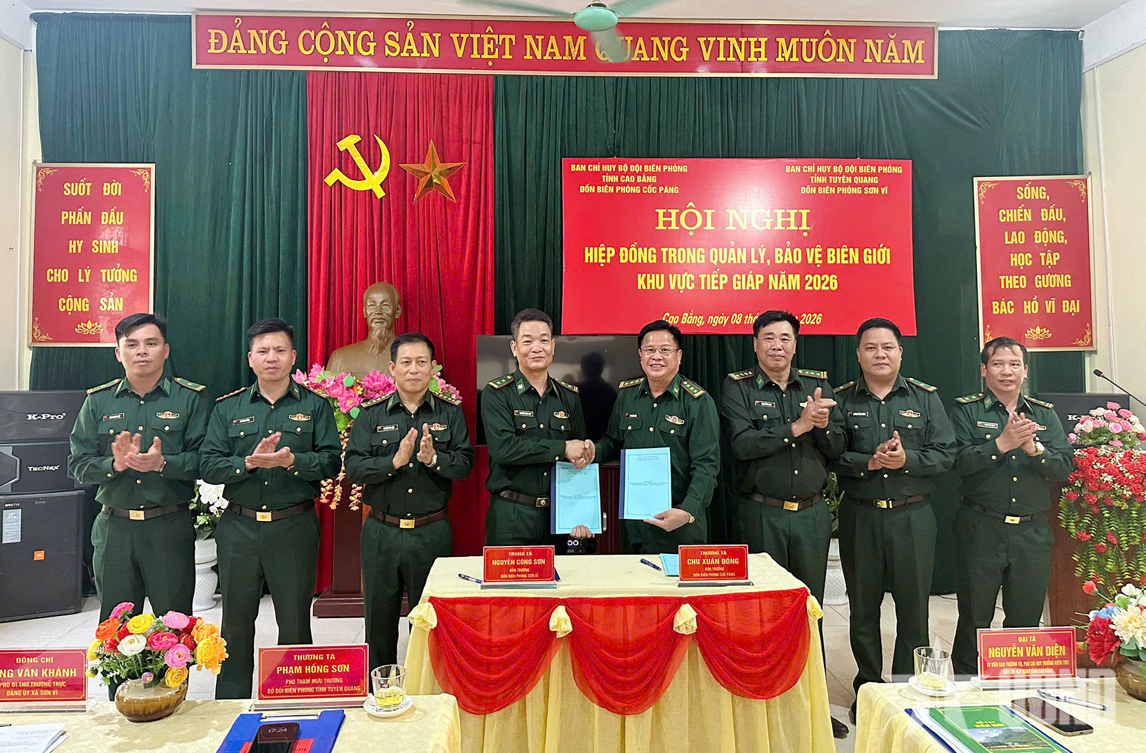 Tăng cường phối hợp hiệp đồng quản lý, bảo vệ biên giới khu vực tiếp giáp

